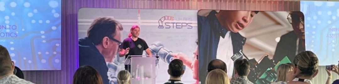 Chris presenting on assistive robotics at the Science Museum, London